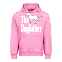 Fuchsia Pink the dogfather Urban Hoodie - linhVisuals