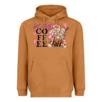 Meerkat but first coffee floral Heavyweight Hoodie - JahusDesignShop