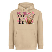 Mushroom but first coffee floral Heavyweight Hoodie - JahusDesignShop