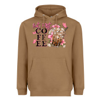 Toasted Coconut but first coffee floral Heavyweight Hoodie - JahusDesignShop