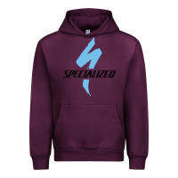 Mauve Wine Specialized Bikes Bicycle Urban Hoodie - linhVisuals