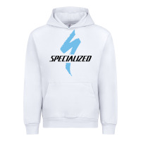 White Specialized Bikes Bicycle Urban Hoodie - linhVisuals