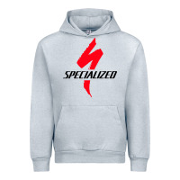 Heather Grey Specialized Bikes Bicycle Urban Hoodie - linhVisuals