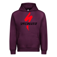 Mauve Wine Specialized Bikes Bicycle Urban Hoodie - linhVisuals