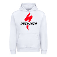 White Specialized Bikes Bicycle Urban Hoodie - linhVisuals