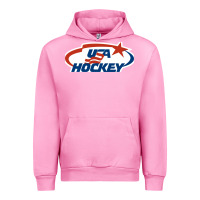 Fuchsia Pink usa hockey Urban Hoodie - linhVisuals