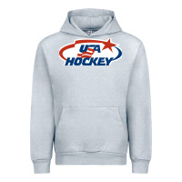 Heather Grey usa hockey Urban Hoodie - linhVisuals