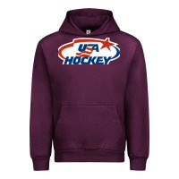 Mauve Wine usa hockey Urban Hoodie - linhVisuals
