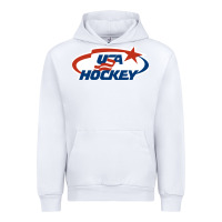 White usa hockey Urban Hoodie - linhVisuals