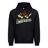 Black muskegon lumberjacks dc143c Urban Hoodie - linhVisuals