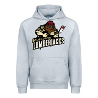 Heather Grey muskegon lumberjacks dc143c Urban Hoodie - linhVisuals