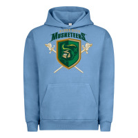 Pigment Pebble Blue sioux city musketeers Urban Hoodie - linhVisuals