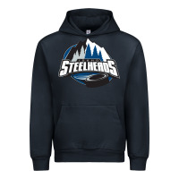 Navy idaho steelheads mountain Urban Hoodie - linhVisuals