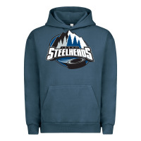 Pigment Midnight Navy idaho steelheads mountain Urban Hoodie - linhVisuals