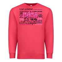 Mama Its Okay Typography Premium Sweatshirt | Teevron