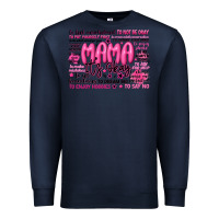 Navy mama its okay typography Premium Sweatshirt - JahusDesignShop