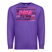Purple mama its okay typography Premium Sweatshirt - JahusDesignShop