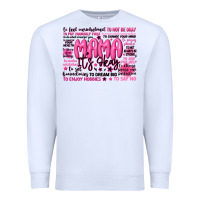 White mama its okay typography Premium Sweatshirt - JahusDesignShop