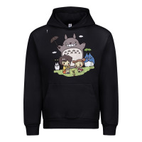 Black totorooo tshirt Urban Hoodie - linhVisuals