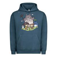 Pigment Midnight Navy totorooo tshirt Urban Hoodie - linhVisuals