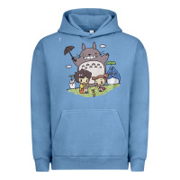 Pigment Pebble Blue totorooo tshirt Urban Hoodie - linhVisuals