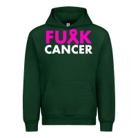 Forest Green fck cancer Urban Hoodie - linhVisuals
