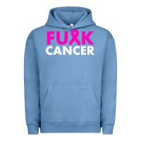Pigment Pebble Blue fck cancer Urban Hoodie - linhVisuals