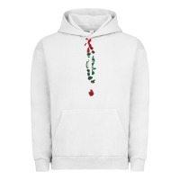 Pigment Lunar Rock Maldives Map Flag Drawing Line Art Urban Hoodie - linhVisuals