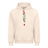 Sandshell Maldives Map Flag Drawing Line Art Urban Hoodie - linhVisuals