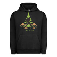 Pigment Black bigfoot t  shirt bigfoot take me away t  shirt Urban Hoodie - linhVisuals