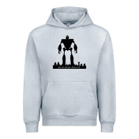 Heather Grey iron giant Urban Hoodie - linhVisuals