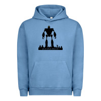 Pigment Pebble Blue iron giant Urban Hoodie - linhVisuals