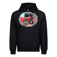 Black tractor t  shirt tractor t  shirt Urban Hoodie - linhVisuals