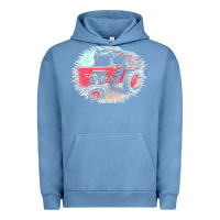 Pigment Pebble Blue tractor t  shirt tractor t  shirt Urban Hoodie - linhVisuals