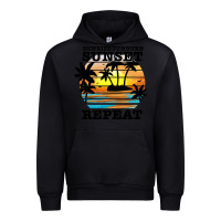 Black sunrise sunburn sunset repeat Urban Hoodie - JahusDesignShop
