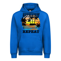 Cobalt sunrise sunburn sunset repeat Urban Hoodie - JahusDesignShop