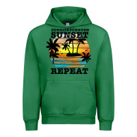 Emerald sunrise sunburn sunset repeat Urban Hoodie - JahusDesignShop