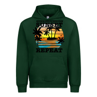 Forest Green sunrise sunburn sunset repeat Urban Hoodie - JahusDesignShop