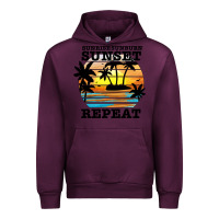 Mauve Wine sunrise sunburn sunset repeat Urban Hoodie - JahusDesignShop