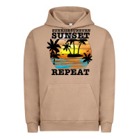 Pigment Burro sunrise sunburn sunset repeat Urban Hoodie - JahusDesignShop