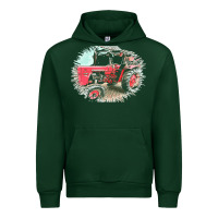 Forest Green tractor t  shirt tractor t  shirt Urban Hoodie - linhVisuals