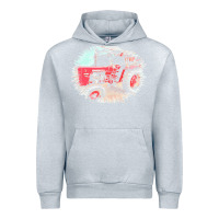 Heather Grey tractor t  shirt tractor t  shirt Urban Hoodie - linhVisuals