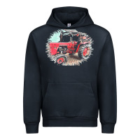Navy tractor t  shirt tractor t  shirt Urban Hoodie - linhVisuals