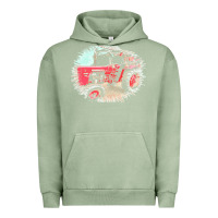 Pigment Oil Green tractor t  shirt tractor t  shirt Urban Hoodie - linhVisuals