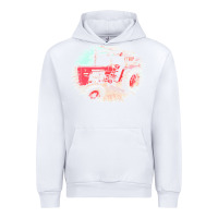 White tractor t  shirt tractor t  shirt Urban Hoodie - linhVisuals