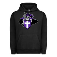Pigment Black holy cross crusaders Urban Hoodie - linhVisuals