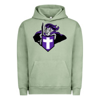 Pigment Oil Green holy cross crusaders Urban Hoodie - linhVisuals