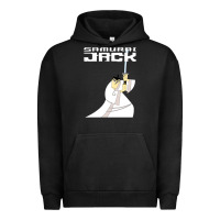 Pigment Black samurai jack Urban Hoodie - linhVisuals