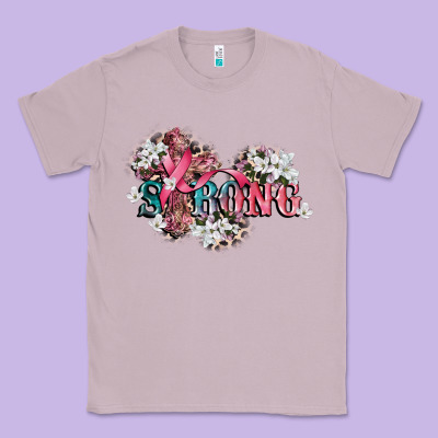 Strong Cancer Awareness 12 Inches 300 Dpi Classic Tee Designed By Cowgirlartshop