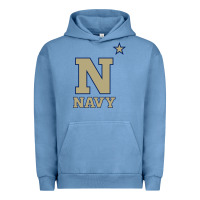 Pigment Pebble Blue navy midshipmen Urban Hoodie - linhVisuals